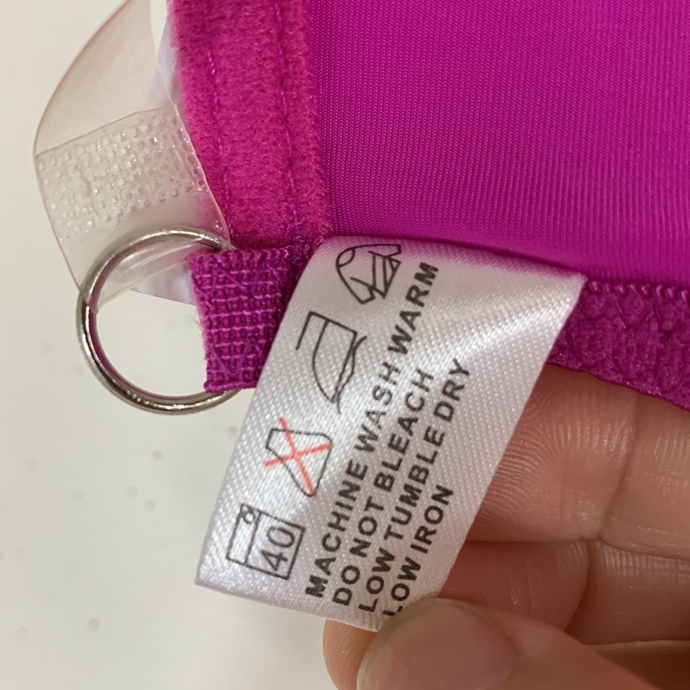 NWT. Jennifer Intimatea 36C Sheer Plastic Strap Bra. - Picture 8 of 8